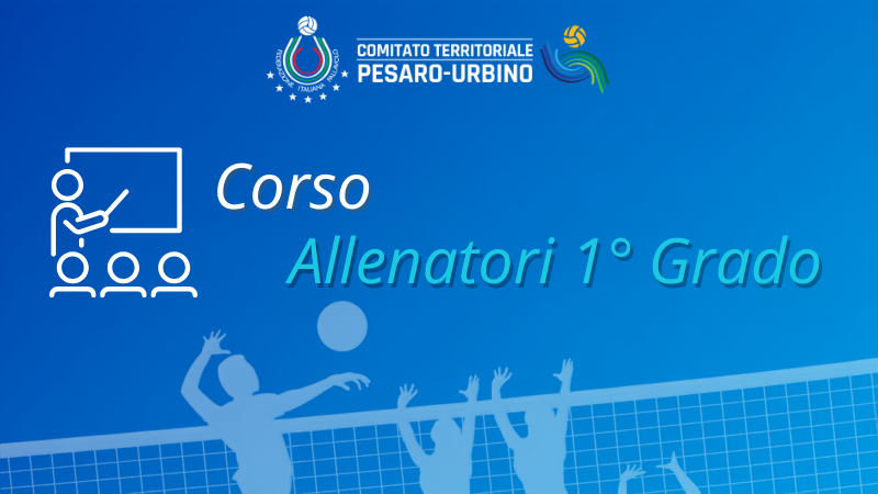 Corso Allenatori 1° Grado
